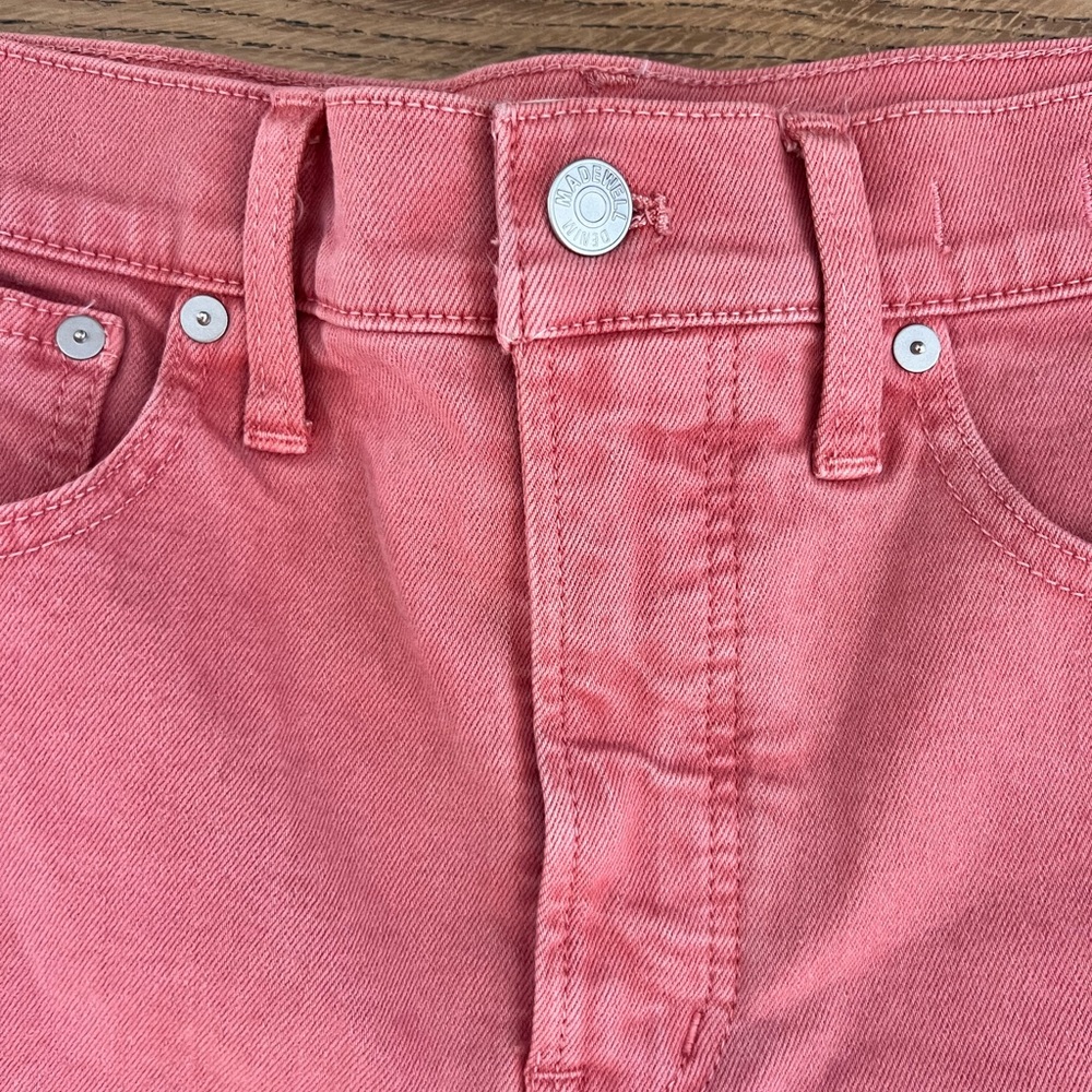 Madewell Pink Straight Leg Women's Jeans - Picture 4 of 5